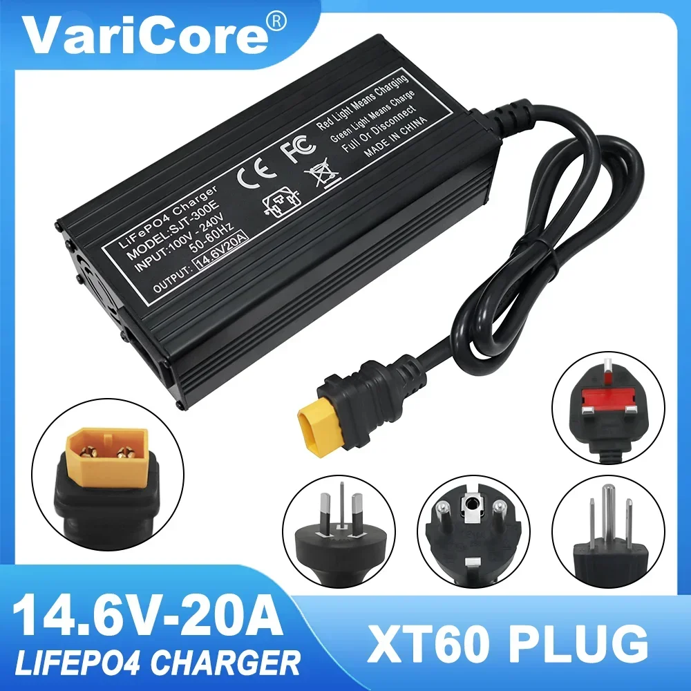 12V 12.8v 20A 110-220V Lifepo4 Smart Charger 4S 14.6V 20A High Power Charger for Lifepo4 Battery Pack with Fan Aluminum Case
12V 12.8v 20A 110-220V Lifepo4 Smart Charger 4S 14.6V 20A High Power Charger for Lifepo4 Battery Pack with Fan Aluminum Case