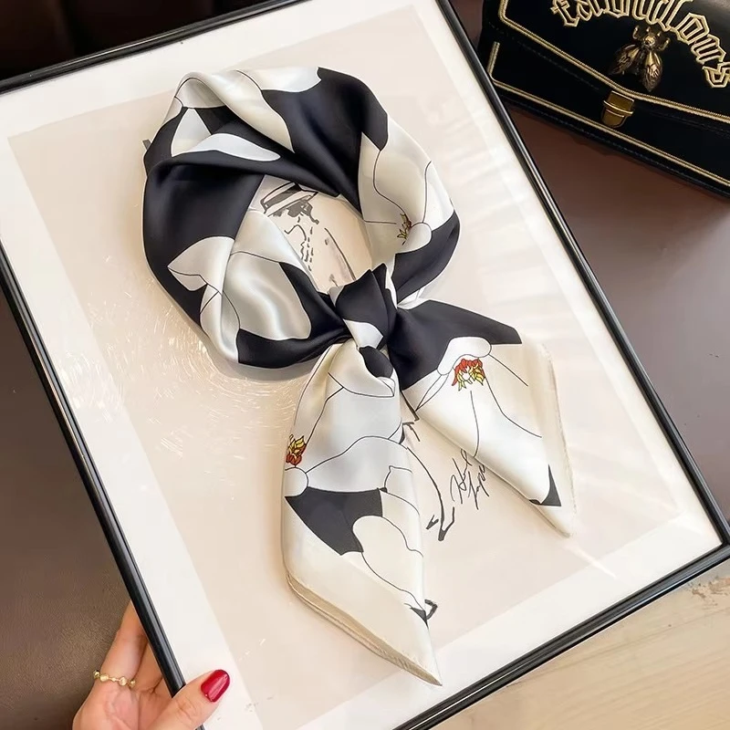 Classics Print 70*70cm Silk Square Scarf Women Fashion Soft Satin Hairband Neckerchief Tie Female Headband Foulard Bag Ribbon
Classics Print 70*70cm Silk Square Scarf Women Fashion Soft Satin Hairband Neckerchief Tie Female Headband Foulard Bag Ribbon