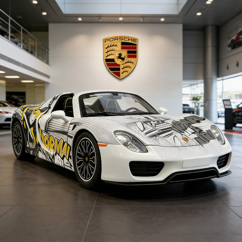 1:24 Porsche 918 Spyder Supercar, модель автомобиля из сплава, игрушечный автомобиль, литье под давлением металла, звуковой и световой автомобиль, игрушки для детей, автомобиль
1:24 Porsche 918 Spyder Supercar, модель автомобиля из сплава, игрушечный автомобиль, литье под давлением металла, звуковой и световой автомобиль, игрушки для детей, автомобиль