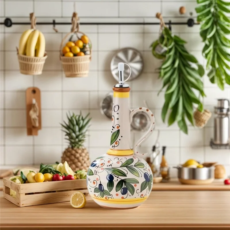 Бутылка-дозатор оливкового масла, 23 унции, бутылка-дозатор оливкового масла, диспенсер для масла с носиком из нержавеющей стали-A27R
Бутылка-дозатор оливкового масла, 23 унции, бутылка-дозатор оливкового масла, диспенсер для масла с носиком из нержавеющей стали-A27R