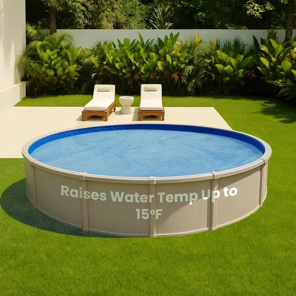 16 Mil Thick Clear Round Pool Blanket for Water Conservation and Debris Protection
16 Mil Thick Clear Round Pool Blanket for Water Conservation and Debris Protection