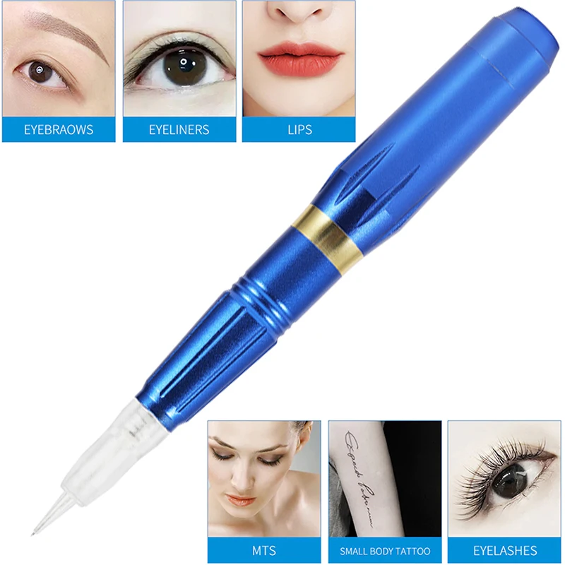 PMU Machine Pen Professional Permanent Makeup Eyebrow Blue Tattoo Machine Microblading Eyeliner Lip Rotary Tattoo Supplies Kit
PMU Machine Pen Professional Permanent Makeup Eyebrow Blue Tattoo Machine Microblading Eyeliner Lip Rotary Tattoo Supplies Kit