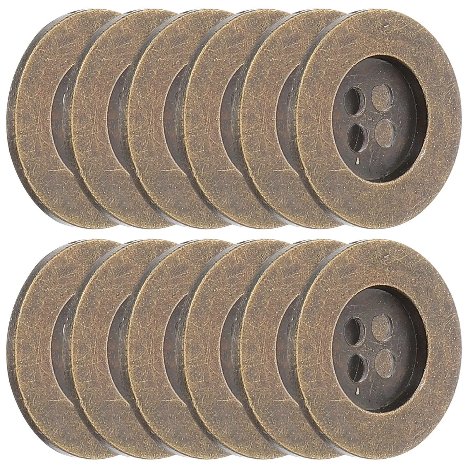 20 Pcs Bronze Retro Buttons 20mm Sewing Clothing Craft Garment Accessories Replacement Metal Round Vintage
20 Pcs Bronze Retro Buttons 20mm Sewing Clothing Craft Garment Accessories Replacement Metal Round Vintage