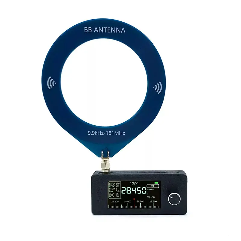 Pocket-sized 0.5-108MHz SI4732 Radio r f Receiver Loop Antenna with 1.9-inch IPS Color Screen Support LSB USB AM FM Modes
Pocket-sized 0.5-108MHz SI4732 Radio r f Receiver Loop Antenna with 1.9-inch IPS Color Screen Support LSB USB AM FM Modes