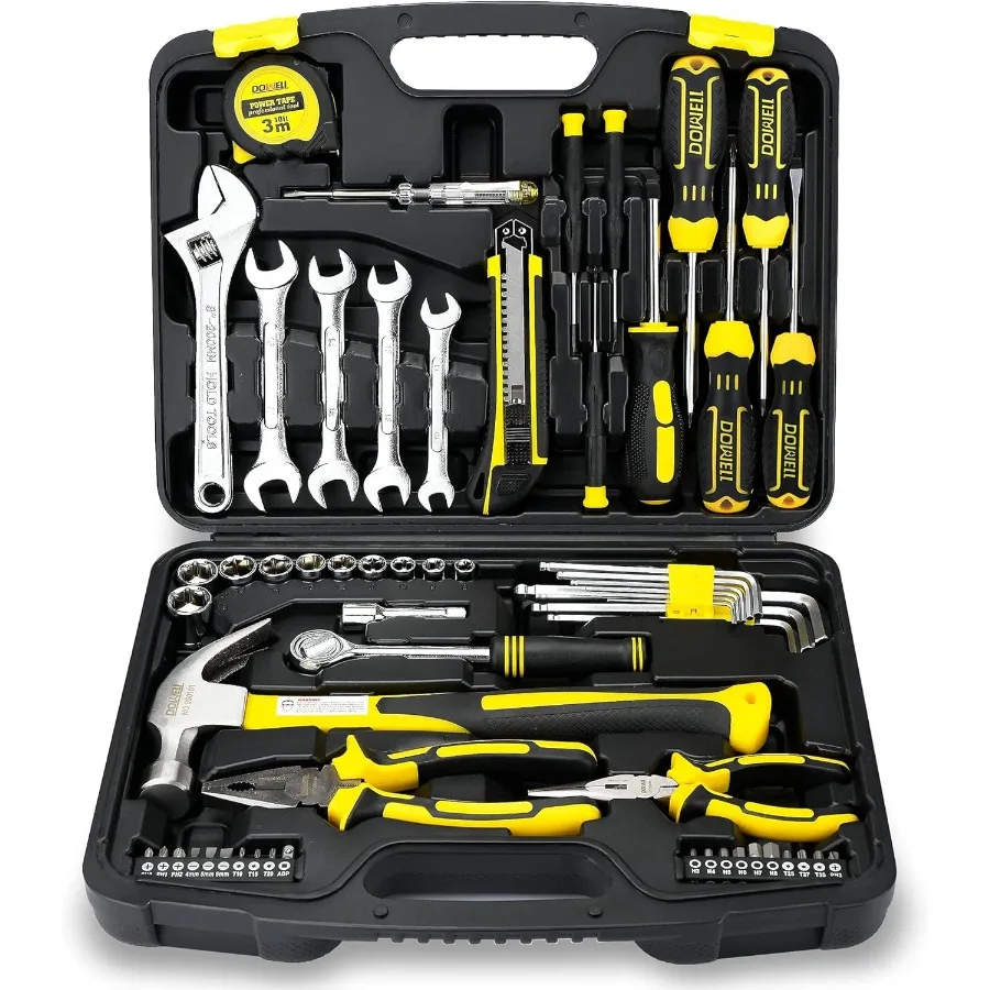 61Piece Mechanic Tool Set Kit with Socket Wrench for Auto Repair and Household Maintenance Comprehensive Hand Tool Collection F
61Piece Mechanic Tool Set Kit with Socket Wrench for Auto Repair and Household Maintenance Comprehensive Hand Tool Collection F