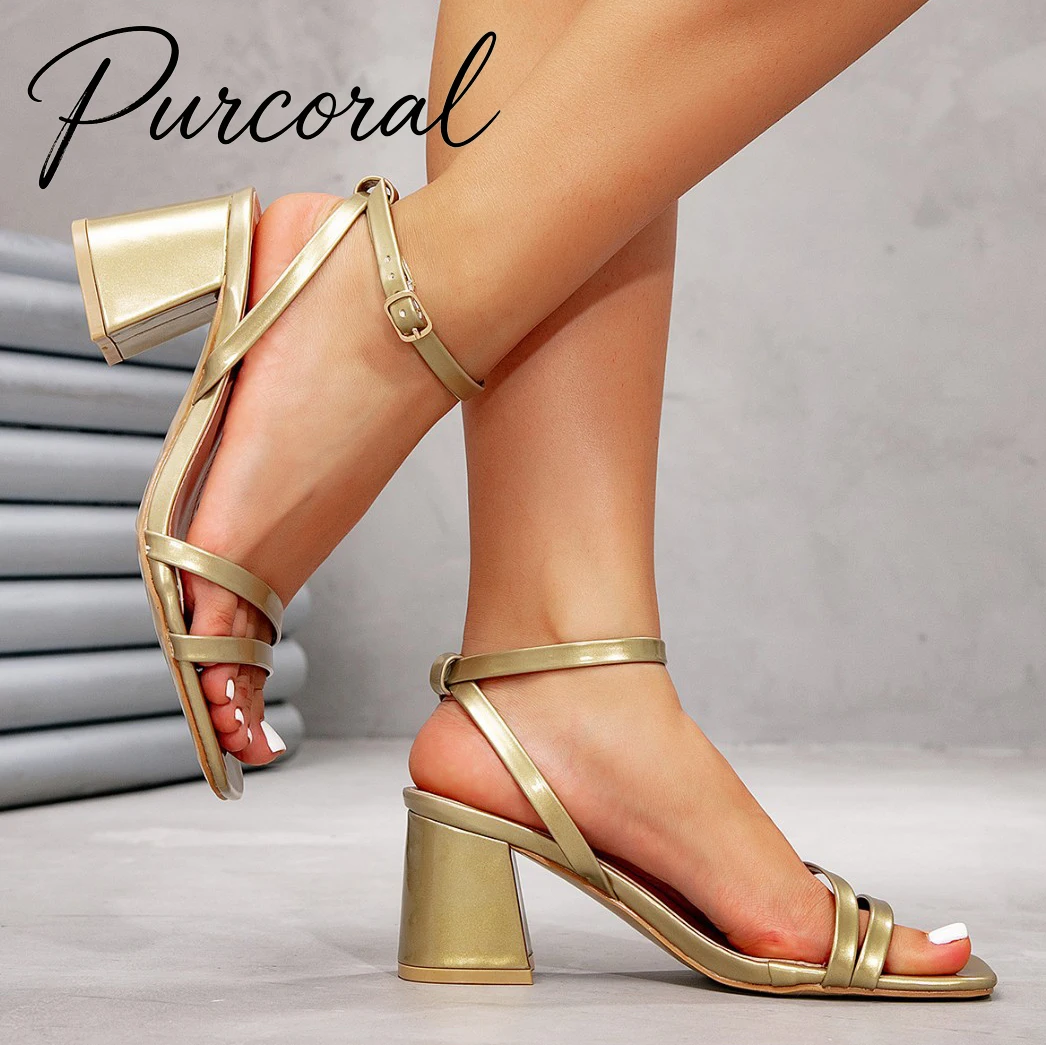 Purcoral 2026 New Silver Block Heel Sandals for Women Square Toe Ankle Strap Chunky Heel Party Wedding Shoes
Purcoral 2026 New Silver Block Heel Sandals for Women Square Toe Ankle Strap Chunky Heel Party Wedding Shoes