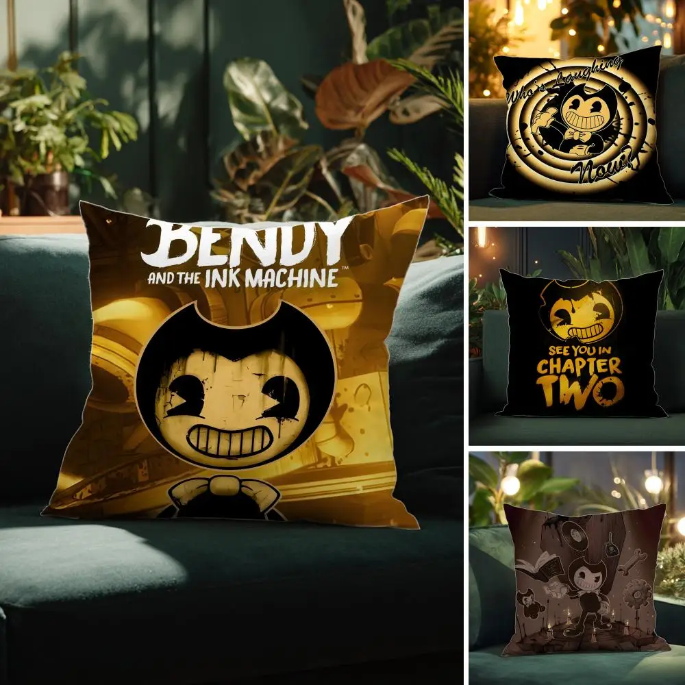 Наволочка Game Art B-Bendy and the Ink Machine-M, комфортная, для дивана, шелковистая, элегантная, с невидимой молнией, декоративная наволочка для подушки
Наволочка Game Art B-Bendy and the Ink Machine-M, комфортная, для дивана, шелковистая, элегантная, с невидимой молнией, декоративная наволочка для подушки