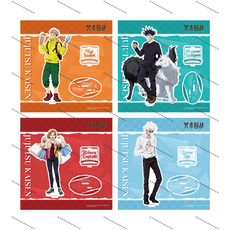 Anime Jujutsu Kaisen Acrylic Double Stand Doll Yuuji Maki Kento Sukuna Megumi Nobara Panda Satoru Figure Model Doll 15cm
Anime Jujutsu Kaisen Acrylic Double Stand Doll Yuuji Maki Kento Sukuna Megumi Nobara Panda Satoru Figure Model Doll 15cm
