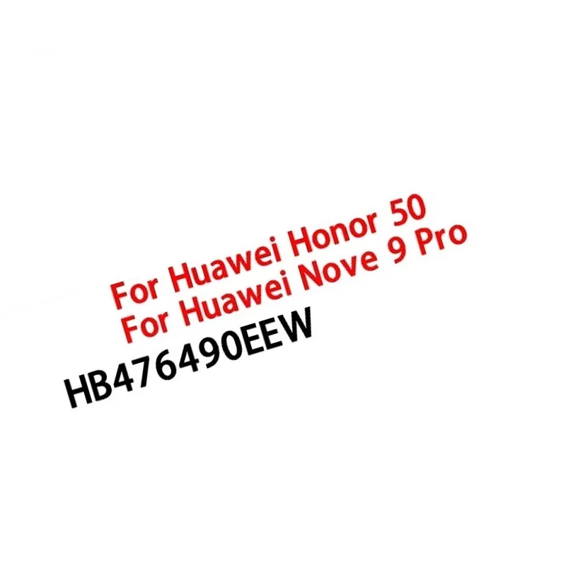 New 4000mAh Battery HB476490EFW For Huawei Nova 9 Pro For Honor 50 Pro Batteries +Free Tools High Capacity
New 4000mAh Battery HB476490EFW For Huawei Nova 9 Pro For Honor 50 Pro Batteries +Free Tools High Capacity
