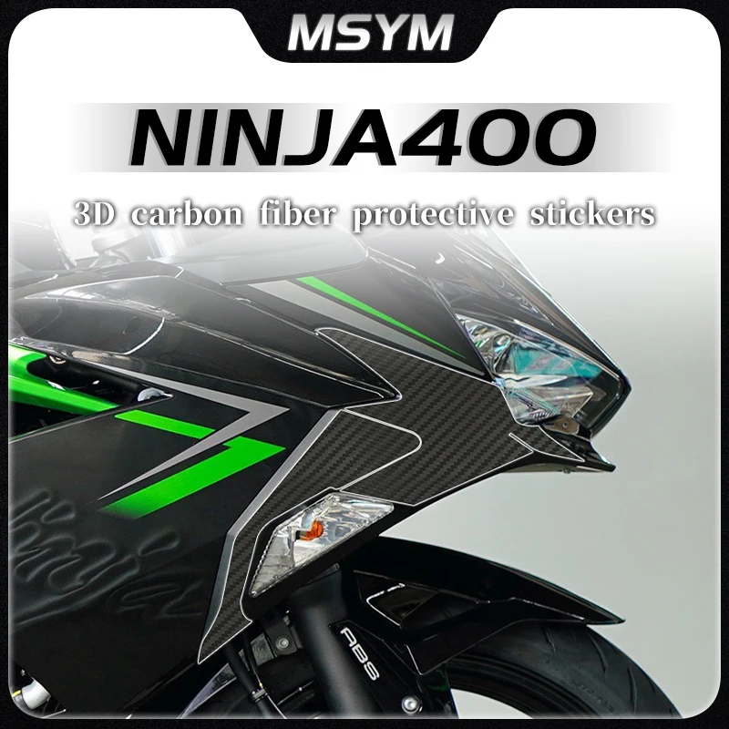 For Kawasaki Ninja 400 ninja400 3D Carbon fiber sticker protective film waterproof and sunscreen body sticker decoration
For Kawasaki Ninja 400 ninja400 3D Carbon fiber sticker protective film waterproof and sunscreen body sticker decoration