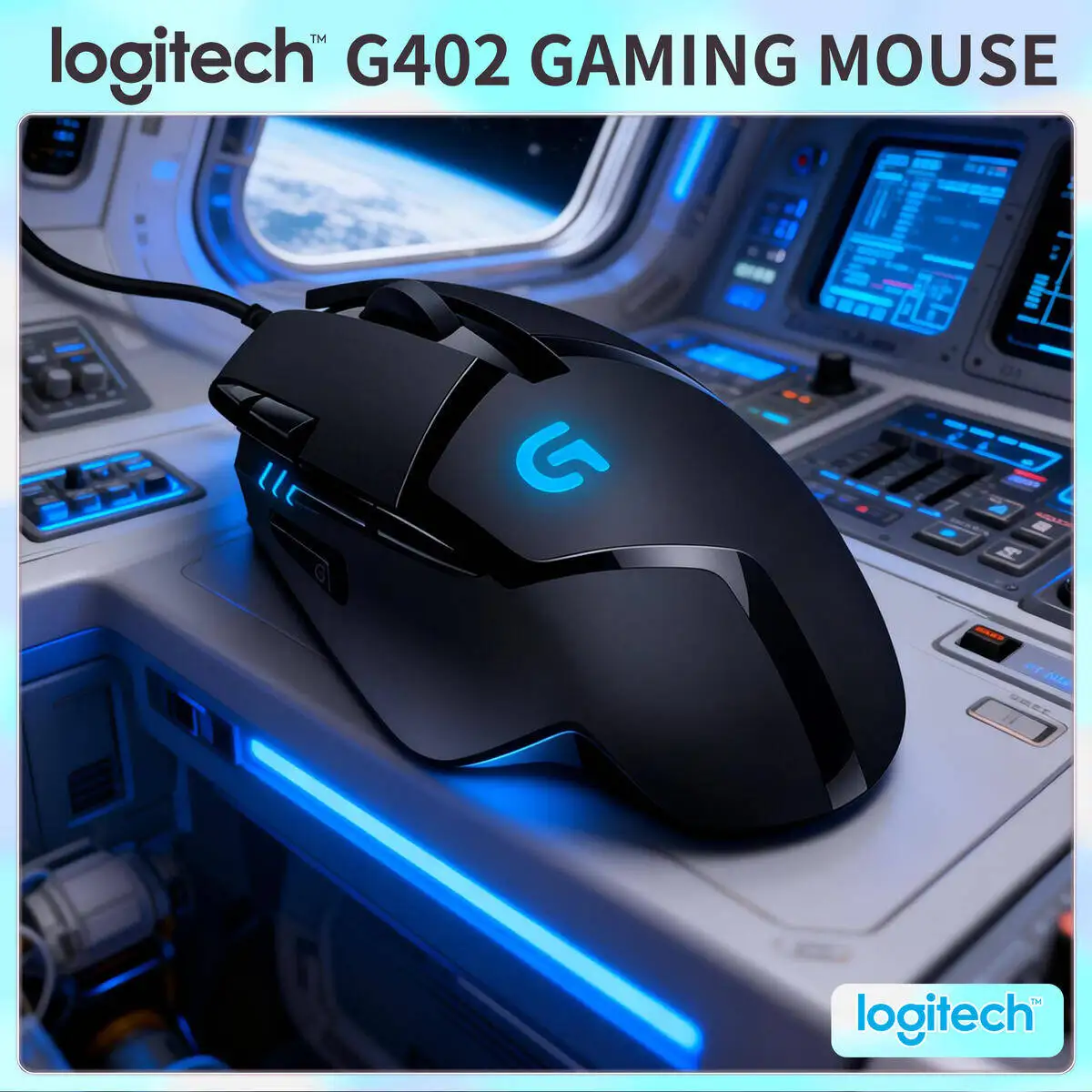 Проводная игровая мышь Logitech G402 Hyperion Fury, 8 программируемых кнопок, 4000 точек на дюйм, высокоскоростное отслеживание для геймеров
Проводная игровая мышь Logitech G402 Hyperion Fury, 8 программируемых кнопок, 4000 точек на дюйм, высокоскоростное отслеживание для геймеров