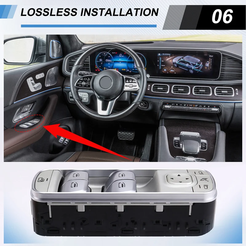 1679059903 Window Glass Lift Switch Power Window Control Switches For Mercedes Benz MB X167 W167 C167 16790599037N49
1679059903 Window Glass Lift Switch Power Window Control Switches For Mercedes Benz MB X167 W167 C167 16790599037N49