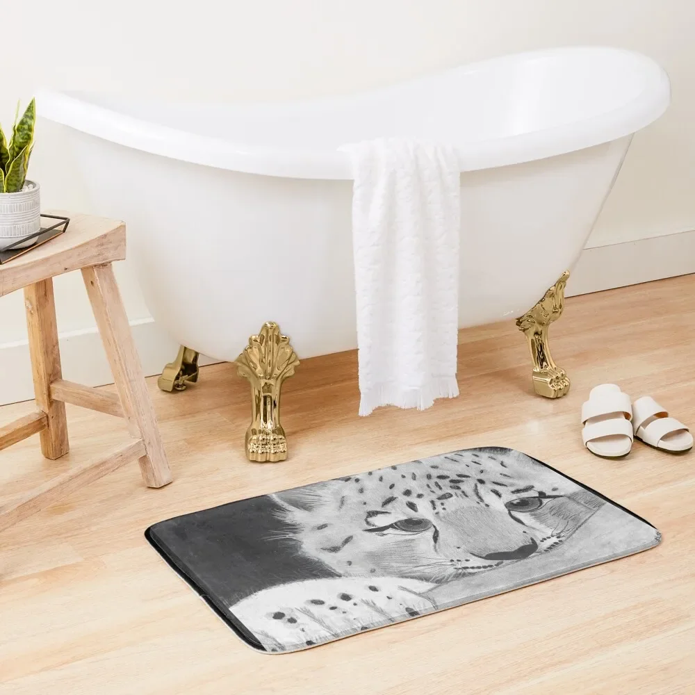 Charcoal Snow Leopard Bath Mat Hallways Anti-Slip Shower Carpet In The Living Room Mat
Charcoal Snow Leopard Bath Mat Hallways Anti-Slip Shower Carpet In The Living Room Mat