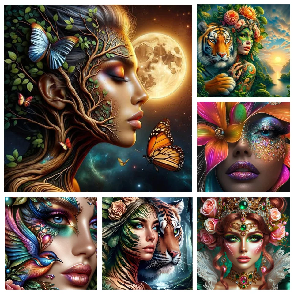 Diy алмазная живопись искусство женский портрет полная алмазная мозаика абстрактная женщина тигр бабочка цветок вышивка украшение дома
Diy алмазная живопись искусство женский портрет полная алмазная мозаика абстрактная женщина тигр бабочка цветок вышивка украшение дома