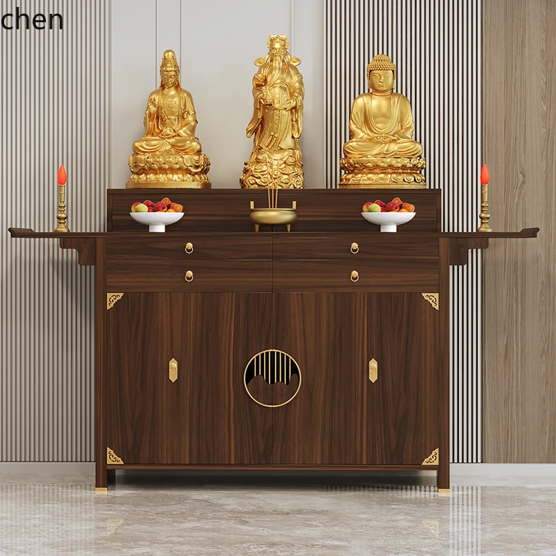 Zml solid wood shrine offering table incense case shrine, household Guanyin Buddha statue case table, gongtai
Zml solid wood shrine offering table incense case shrine, household Guanyin Buddha statue case table, gongtai