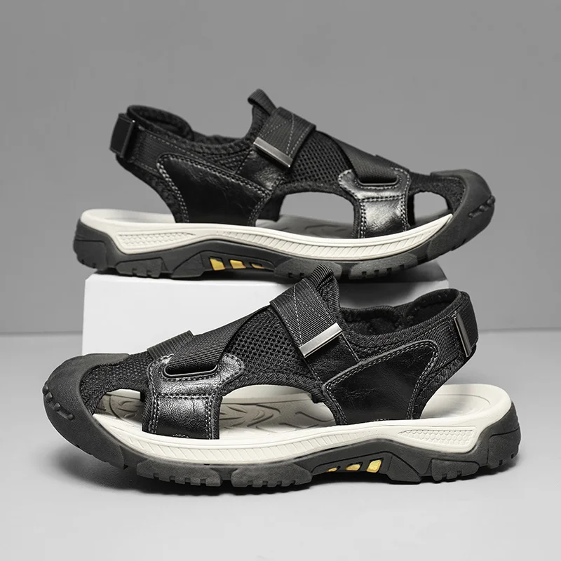 Новинка: Мужские сандалии весна-лето — нескользящие, износостойкие, высококачественные, универсальные, удобные, для активного отдыха, пляжа и повседневной носки
Новинка: Мужские сандалии весна-лето — нескользящие, износостойкие, высококачественные, универсальные, удобные, для активного отдыха, пляжа и повседневной носки