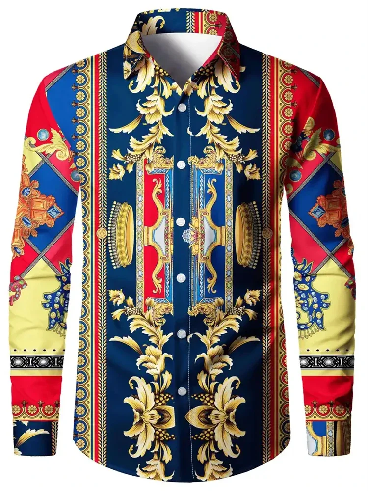 Новая мужская рубашка с лацканами в стиле ретро, мужская изысканная тонкая рубашка с этническим принтом, новая осенняя модная офисная блузка с длинными рукавами, элегантная рубашка
Новая мужская рубашка с лацканами в стиле ретро, мужская изысканная тонкая рубашка с этническим принтом, новая осенняя модная офисная блузка с длинными рукавами, элегантная рубашка