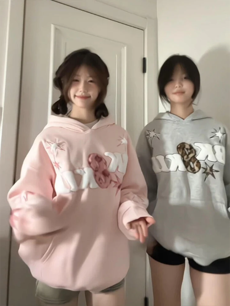 Retro American Leopard Print Patchwork Hoodie Women's Loose Fit Autumn Winter New Design Couple's Outerwear Faion Streetwear
Retro American Leopard Print Patchwork Hoodie Women's Loose Fit Autumn Winter New Design Couple's Outerwear Faion Streetwear