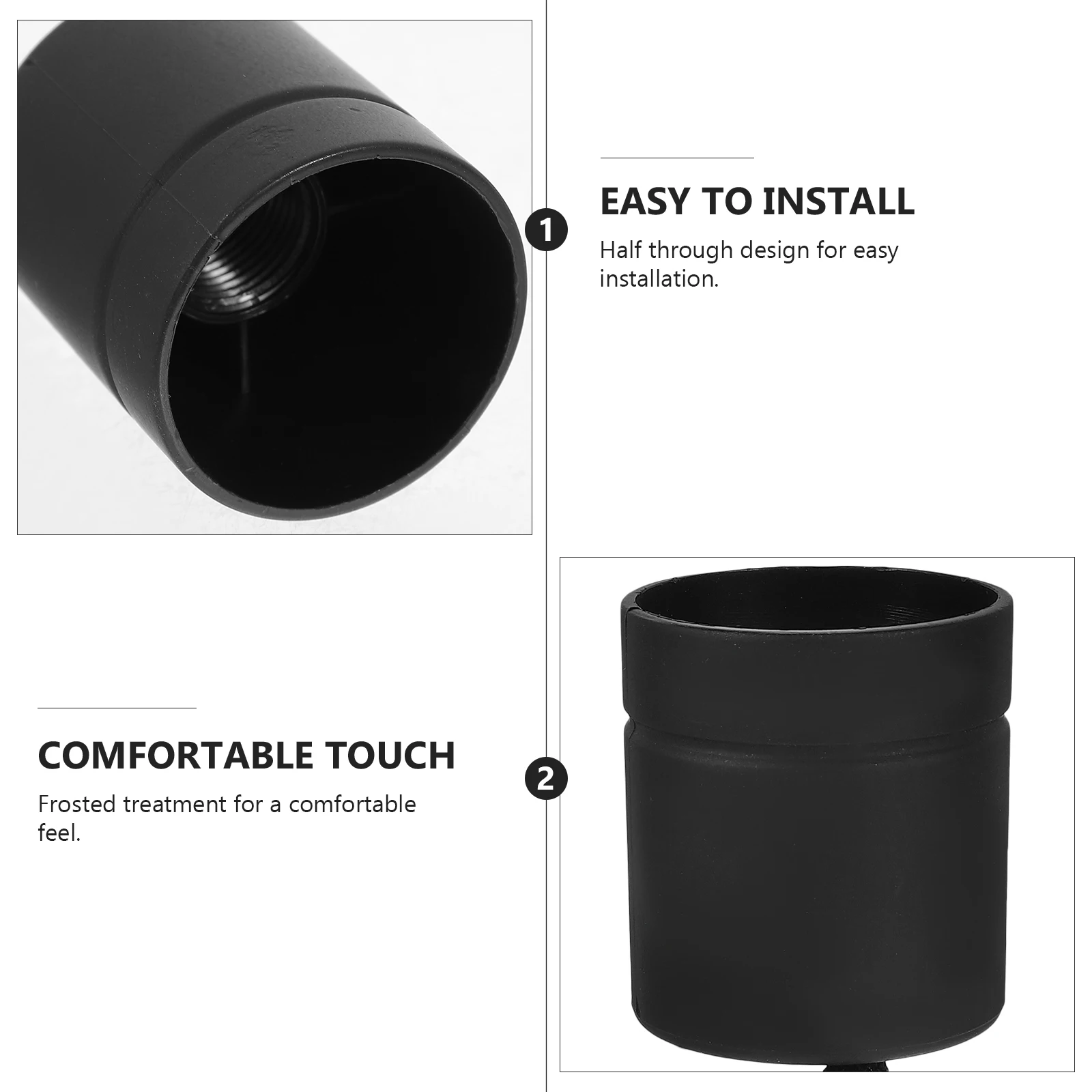 2Pcs Replacement Handle for Folding Umbrella Plastic Grip Lightweight Sturdy Umbrella Handle Rainproof Non-Slip Daily Use
2Pcs Replacement Handle for Folding Umbrella Plastic Grip Lightweight Sturdy Umbrella Handle Rainproof Non-Slip Daily Use