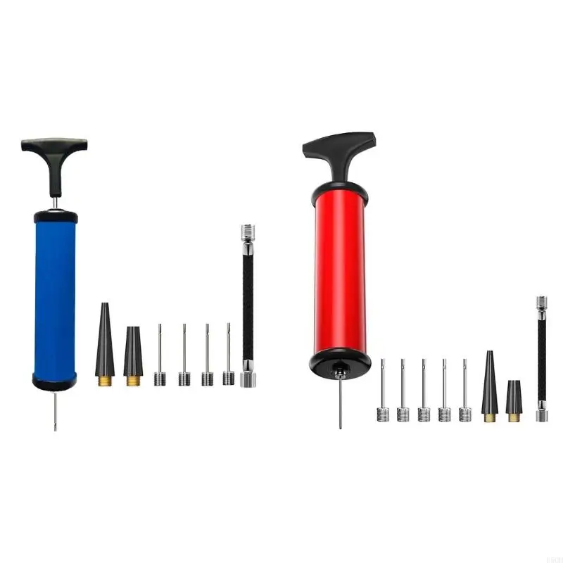 Light Weight Balls Air Pumps Inflator Kits with Needle, Nozzle, Extension Hose, Hand for Basketball Football D5QD
Light Weight Balls Air Pumps Inflator Kits with Needle, Nozzle, Extension Hose, Hand for Basketball Football D5QD