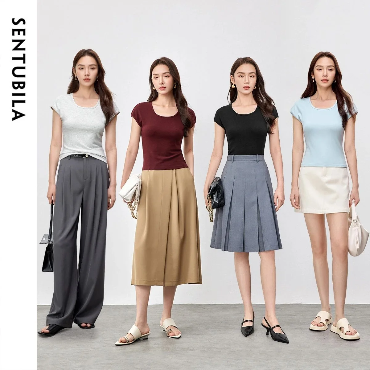 Женские топы Slim Fit SENTUBILA 2024, весна-лето, другие материалы, модные удобные женские топы 00%
Женские топы Slim Fit SENTUBILA 2024, весна-лето, другие материалы, модные удобные женские топы 00%