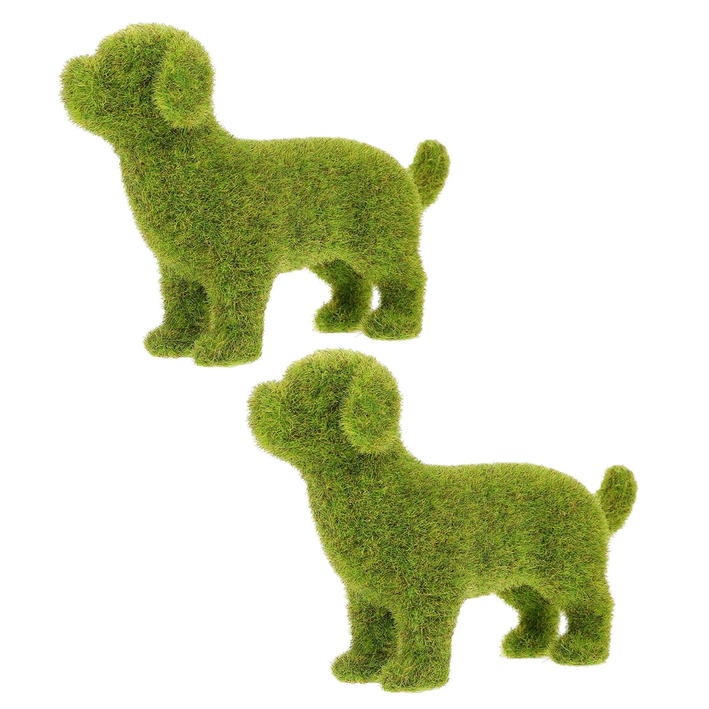2 Pcs Artificial Puppy Ornaments Green Flocked Animal Decor Home Garden Desk Lawn Mini Model Small Animal Ornament Flocking
2 Pcs Artificial Puppy Ornaments Green Flocked Animal Decor Home Garden Desk Lawn Mini Model Small Animal Ornament Flocking