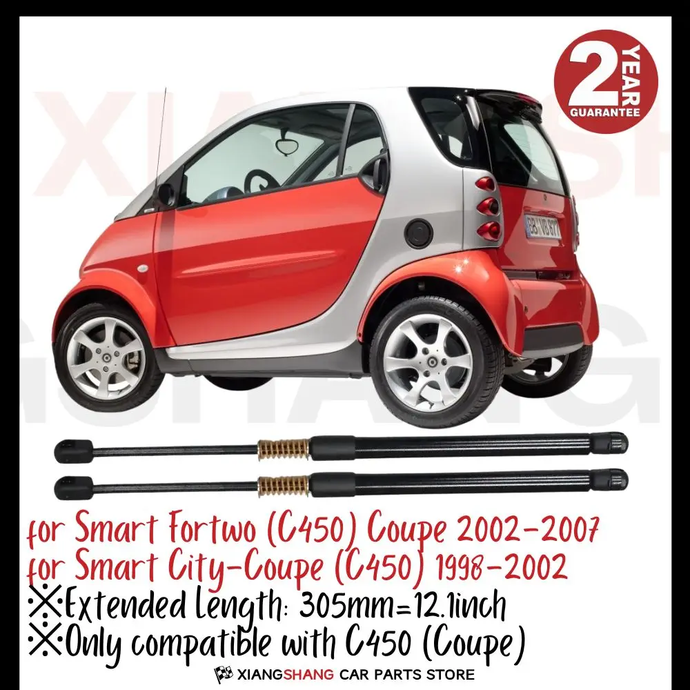 Задний демпфер для Smart Fortwo (C450) Coupe 2002-2007 с пружиной, газовые стойки багажника, 2 шт.
Задний демпфер для Smart Fortwo (C450) Coupe 2002-2007 с пружиной, газовые стойки багажника, 2 шт.