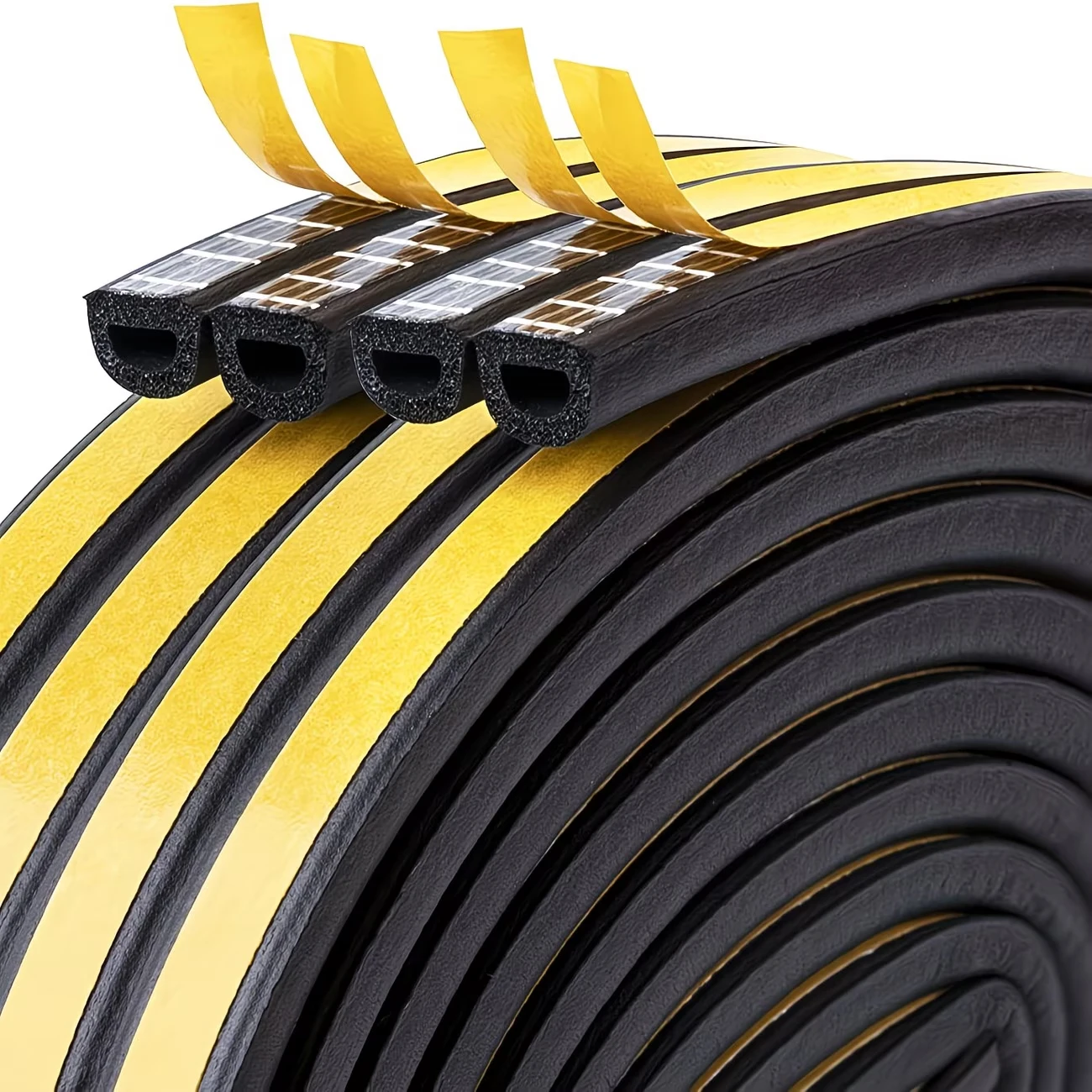 10M Window Weather Strip DIEP Self-adhesive Acoustic Rubber Foam Seal Strip Tape Windproof Insulation Door Weatherstripping
10M Window Weather Strip DIEP Self-adhesive Acoustic Rubber Foam Seal Strip Tape Windproof Insulation Door Weatherstripping