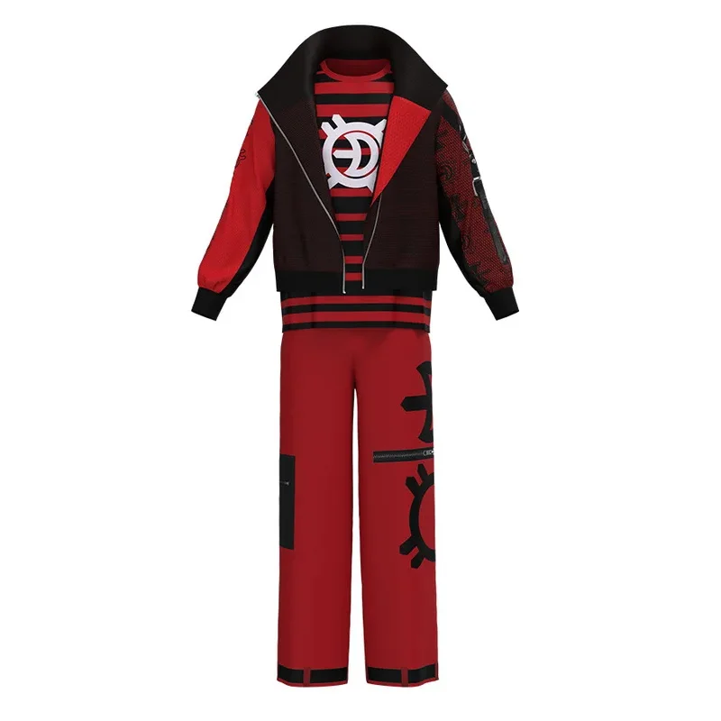 TV zombie cosplay disguise zipper jacket jacket pants costume Halloween carnival party costume set
TV zombie cosplay disguise zipper jacket jacket pants costume Halloween carnival party costume set