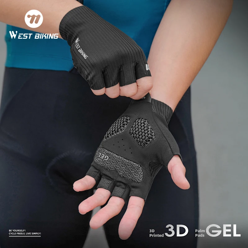 WEST BIKING Half Finger Cycling Gloves 3D Printed GEL Padded Anti-Slip Shock Absorbing Breathable Quick Release Bike Gloves
WEST BIKING Half Finger Cycling Gloves 3D Printed GEL Padded Anti-Slip Shock Absorbing Breathable Quick Release Bike Gloves