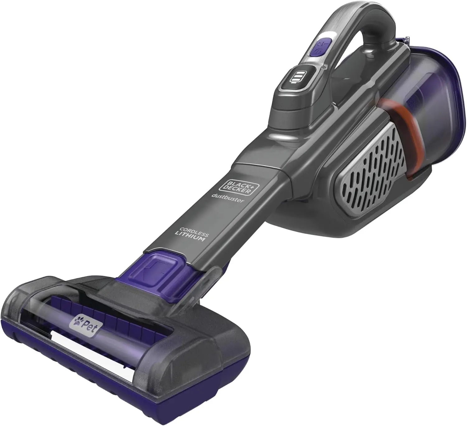 BLACK+DECKER dustbuster furbuster AdvancedClean+ Cordless Pet Handheld Vacuum, Home, Pet and Car Vacuum (HHVK515JP07) 
BLACK+DECKER dustbuster furbuster AdvancedClean+ Cordless Pet Handheld Vacuum, Home, Pet and Car Vacuum (HHVK515JP07)