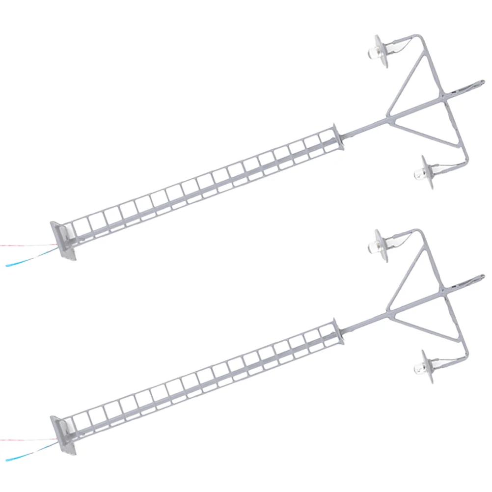 2 Pcs Miniature Model Sand Table Railroad Light Signal Lamp 1 87 Scale Silver White LED ABS Metal Kit Decorative Prop For
2 Pcs Miniature Model Sand Table Railroad Light Signal Lamp 1 87 Scale Silver White LED ABS Metal Kit Decorative Prop For