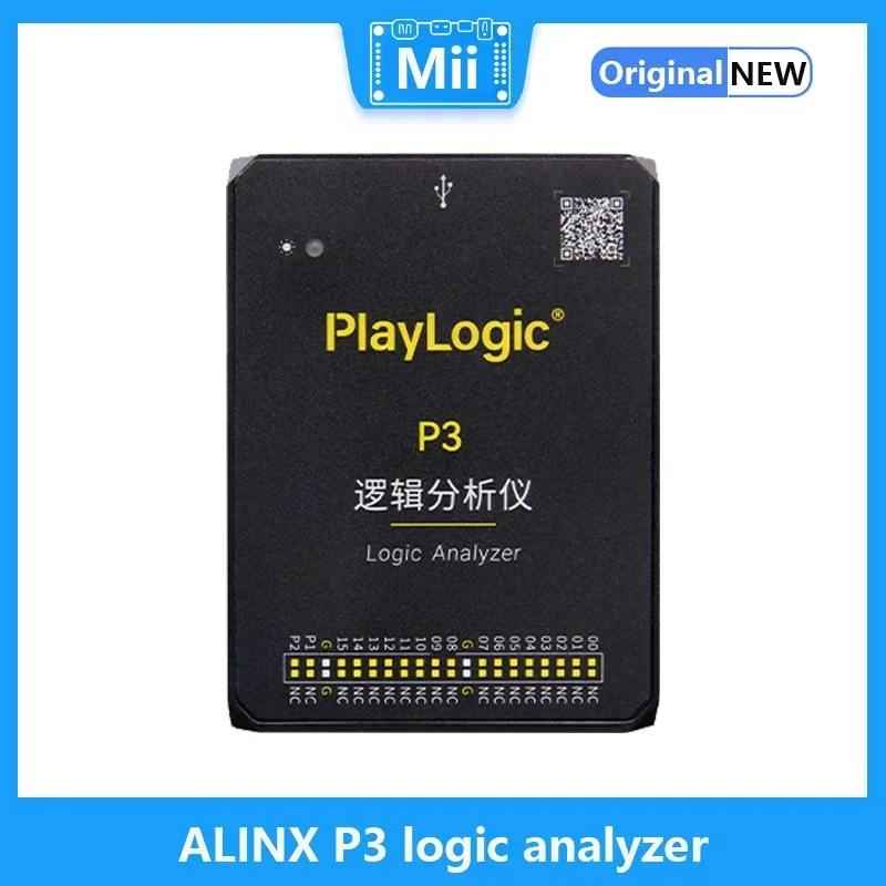 Логический анализатор ALINX P3 PlayLogic, частота дискретизации 200 м, 16 каналов
Логический анализатор ALINX P3 PlayLogic, частота дискретизации 200 м, 16 каналов