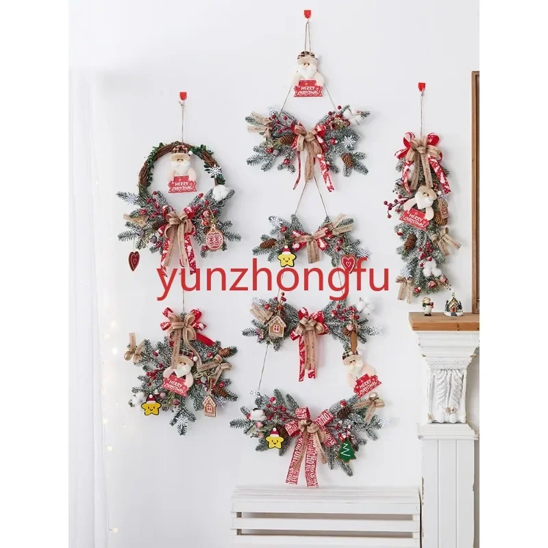 Рождественское украшение Hua Teng, Круглая дверь, украшение для отеля, ресторана, имитация гирлянды, искусственный материал
Рождественское украшение Hua Teng, Круглая дверь, украшение для отеля, ресторана, имитация гирлянды, искусственный материал