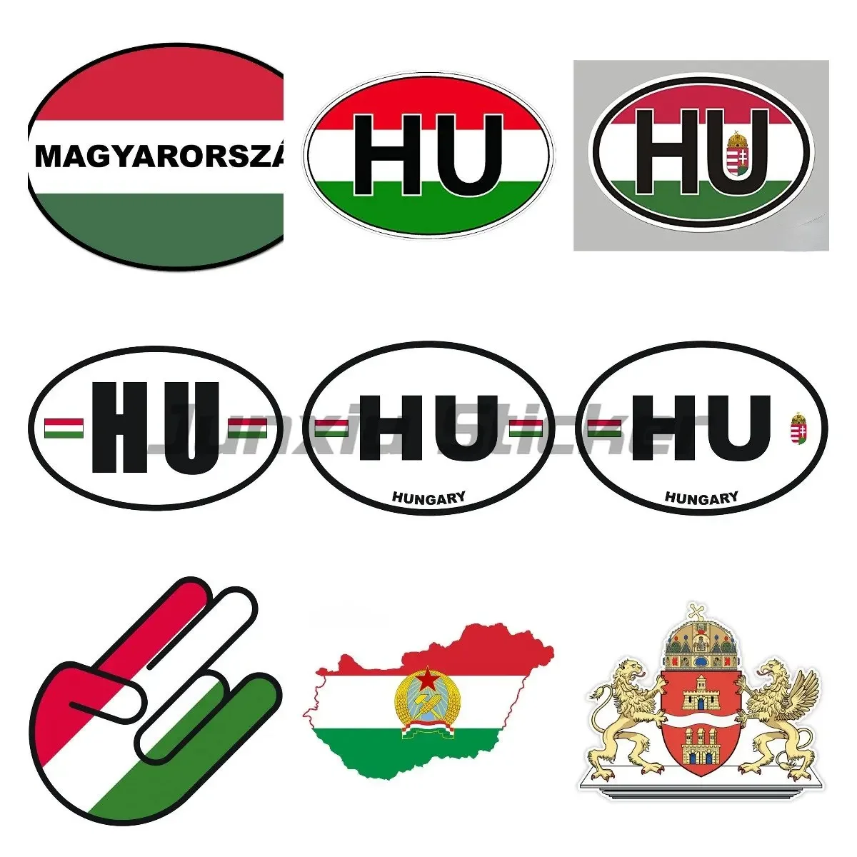 Hungary Coat of Arms Flag Car Sticker Automobile Bumper Bicycle Laptop, Decal Decoration Accessories Sticker PVC
Hungary Coat of Arms Flag Car Sticker Automobile Bumper Bicycle Laptop, Decal Decoration Accessories Sticker PVC