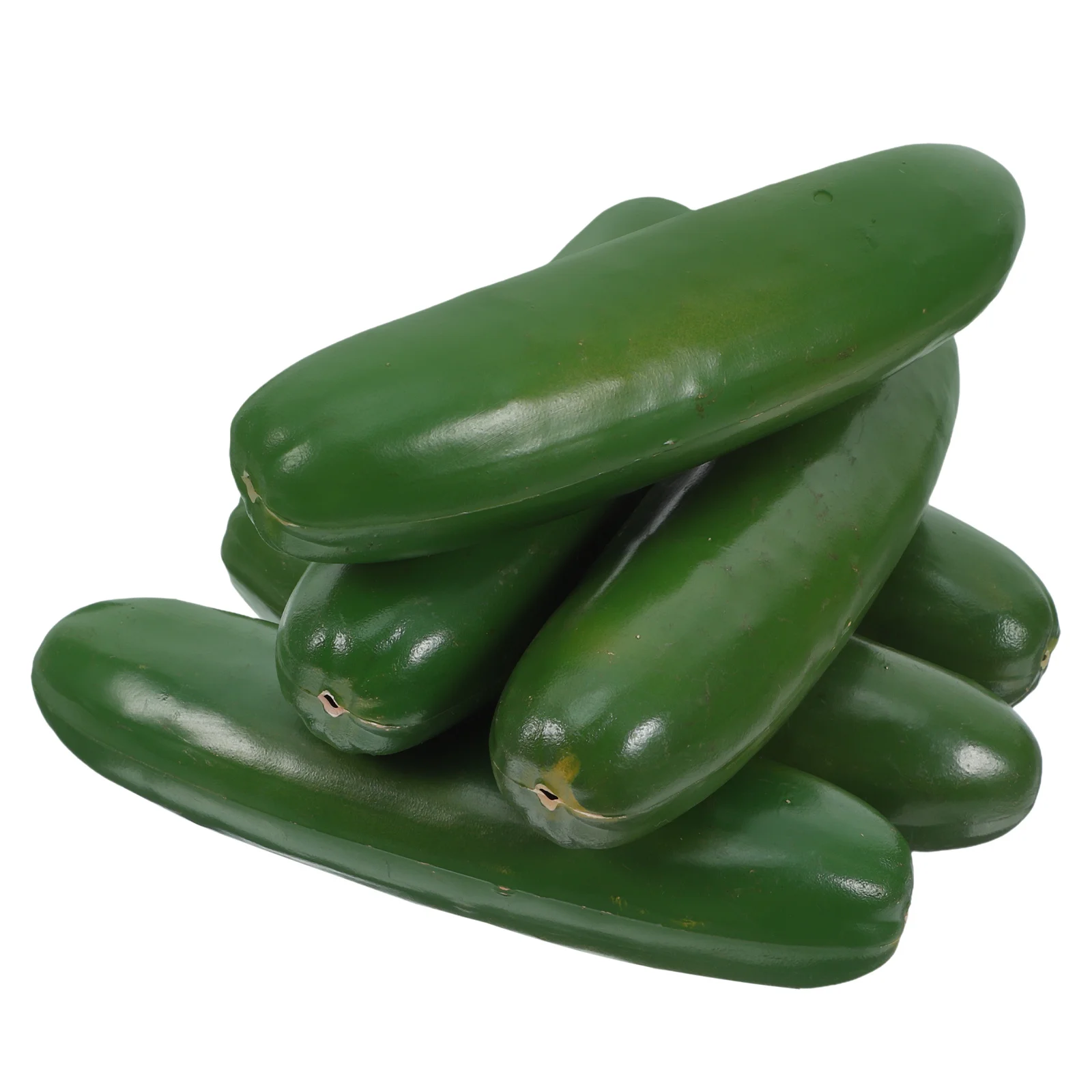 6Pcs Artificial Green Cucumbers Plastic Vegetables for Home Decor Kitchen Props and DIY Projects Artificial Cucumber Models
6Pcs Artificial Green Cucumbers Plastic Vegetables for Home Decor Kitchen Props and DIY Projects Artificial Cucumber Models