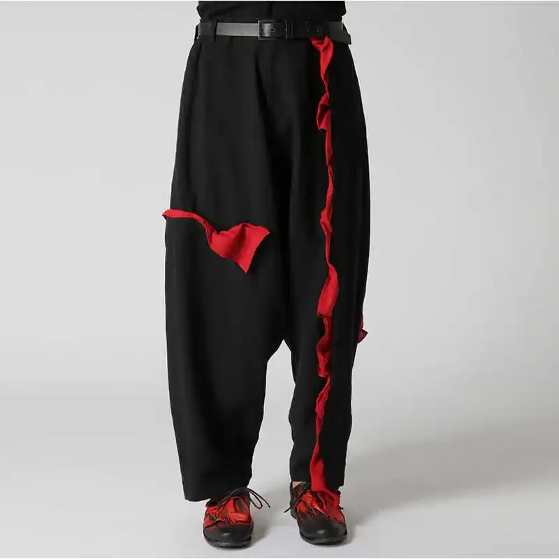 YOJI OOAK оригинальный дизайн мужские брюки с кисточками дизайн длинные брюки контрастного цвета повседневные свободные повседневные брюки мужские
YOJI OOAK оригинальный дизайн мужские брюки с кисточками дизайн длинные брюки контрастного цвета повседневные свободные повседневные брюки мужские