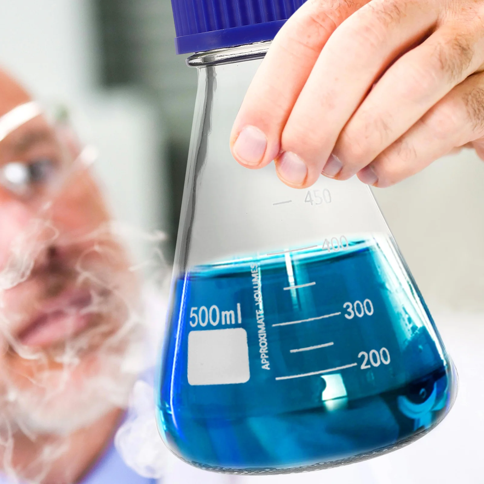 500ml Chemical Laboratory Flask Clear Flask High Temperature Resistant with Cap for Experiment Glass Flasks
500ml Chemical Laboratory Flask Clear Flask High Temperature Resistant with Cap for Experiment Glass Flasks