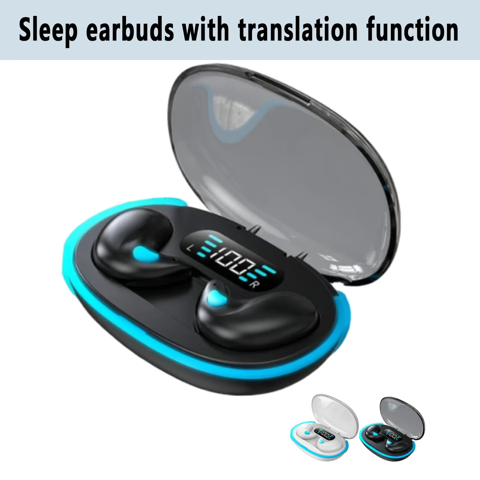 Bluetooth translation Earbuds Noise-cancelling sleep earplugs with translation function BT 5.4 LED display translation earphones
Bluetooth translation Earbuds Noise-cancelling sleep earplugs with translation function BT 5.4 LED display translation earphones