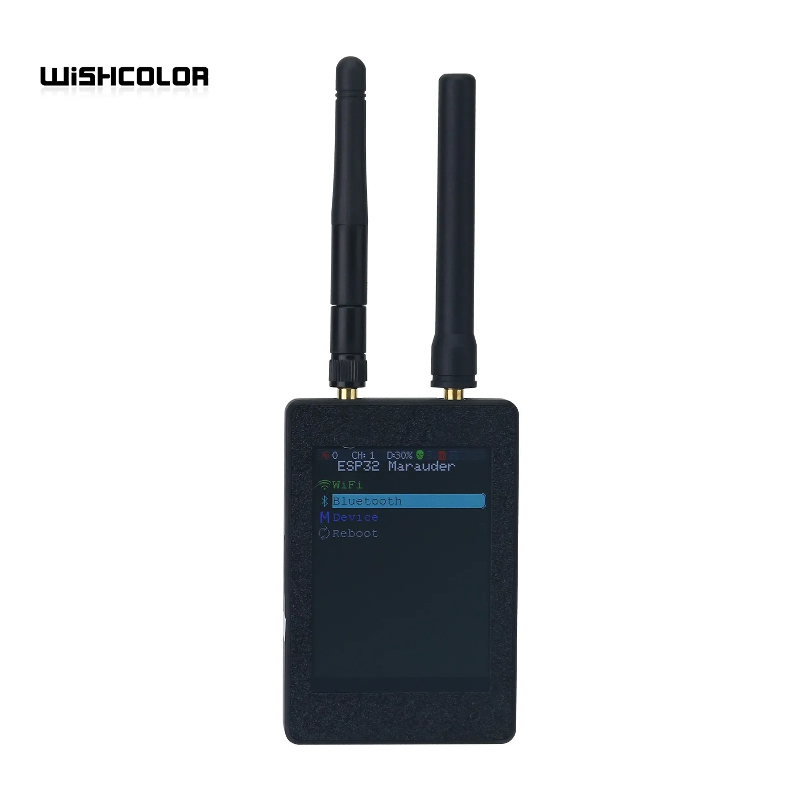 Портативная макетная плата Wishcolor ESP32 Marauder 1.7.2, прошивка, GPS-позиционирование, 2,8-дюймовый экран с черным 3D-печатным корпусом
Портативная макетная плата Wishcolor ESP32 Marauder 1.7.2, прошивка, GPS-позиционирование, 2,8-дюймовый экран с черным 3D-печатным корпусом