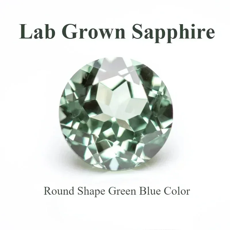 Lab Grown Sapphire Round Shape Green Blue Color Charm Beads for Jewelry Necklace Making Materials Selectable AGL Certificate
Lab Grown Sapphire Round Shape Green Blue Color Charm Beads for Jewelry Necklace Making Materials Selectable AGL Certificate