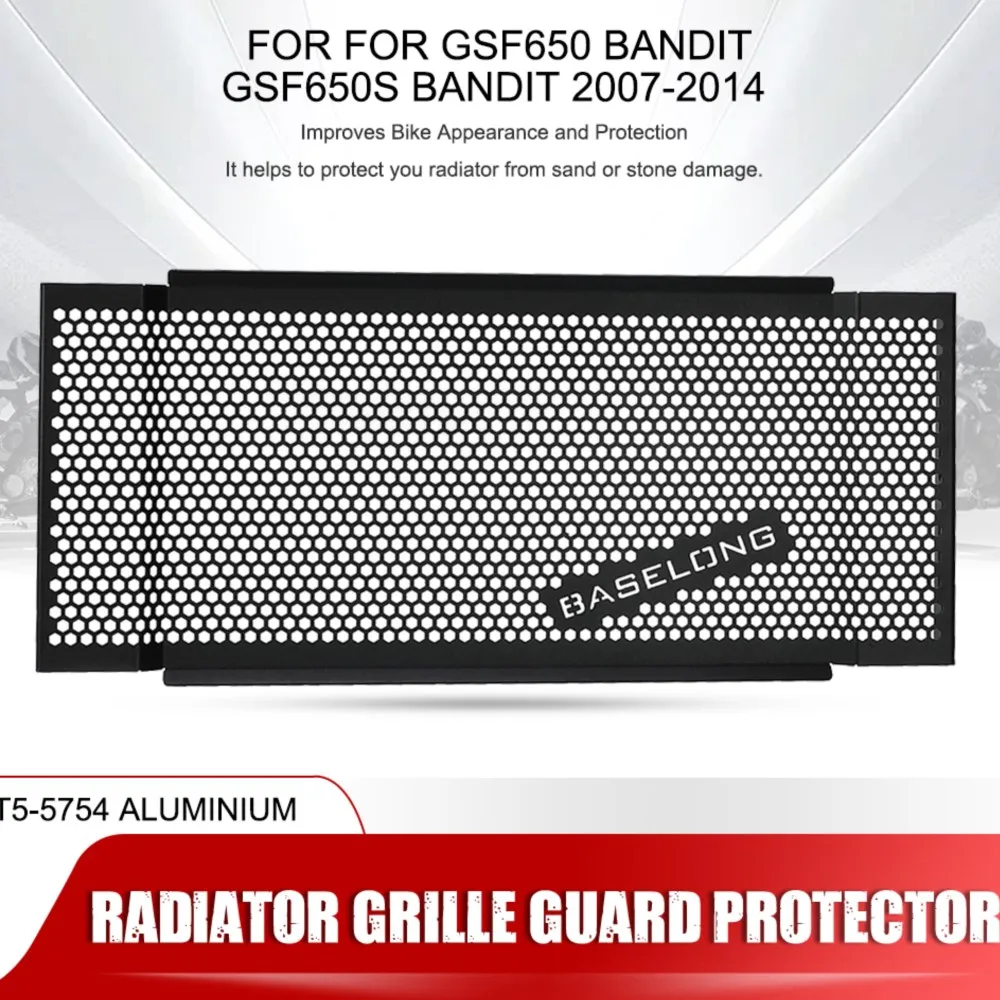 Radiator Grille Guard Cover Protector Fit FOR SUZUKI GSF650 Bandit GSF650S Bandit 2007-2008-2009-2010-2011-2012-2013-2014
Radiator Grille Guard Cover Protector Fit FOR SUZUKI GSF650 Bandit GSF650S Bandit 2007-2008-2009-2010-2011-2012-2013-2014
