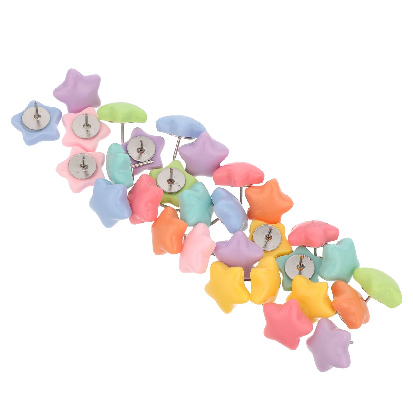 30pcs Five-Pointed Star Thumbtacks Colored Resin Decorative Push Pins For Cork Board Bulletin Board Tacks Star-Shaped Flat Head
30pcs Five-Pointed Star Thumbtacks Colored Resin Decorative Push Pins For Cork Board Bulletin Board Tacks Star-Shaped Flat Head