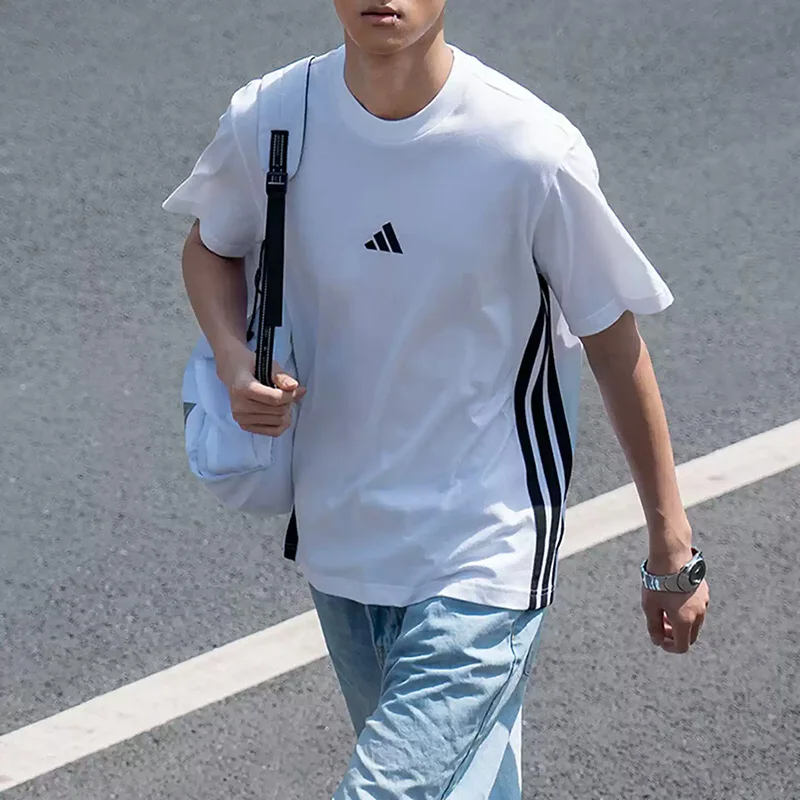 Adidas Men's New Style Sport Training Casual Round-neck Short-sleeved T-shirtJY8566-
Adidas Men's New Style Sport Training Casual Round-neck Short-sleeved T-shirtJY8566-