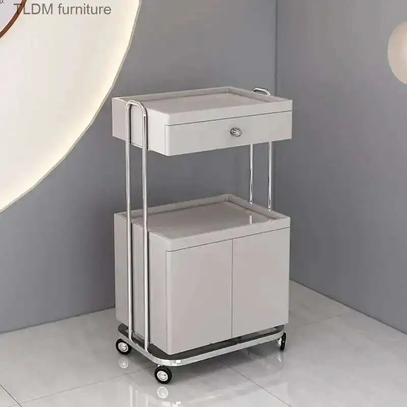 Rolling Beauty Salon Trolley Luxury Design Tool Cart Trolley Manicure Modern Organizer Carrito Con Ruedas Salon Furniture HD50TC
Rolling Beauty Salon Trolley Luxury Design Tool Cart Trolley Manicure Modern Organizer Carrito Con Ruedas Salon Furniture HD50TC