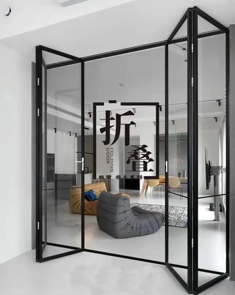 Custom Security Double balcony folding door Entrance aluminum folding Door
Custom Security Double balcony folding door Entrance aluminum folding Door