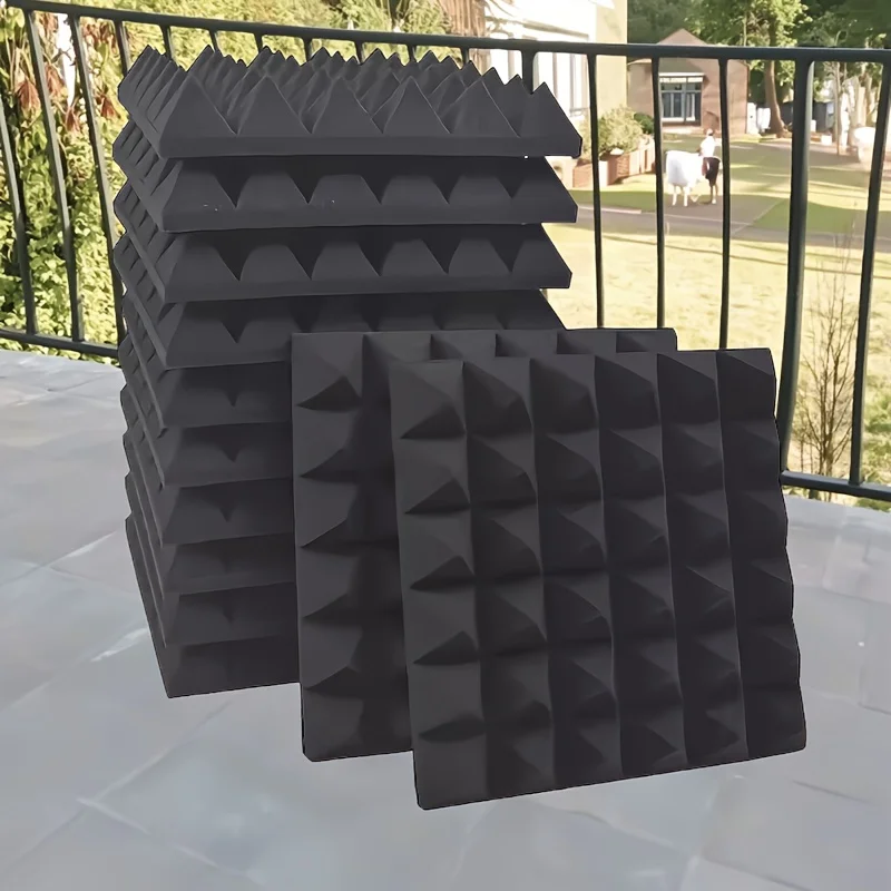Black Self-Adhesive Acoustic Panels Hexagon Sound Foam Egg-Crate Style for Noise Absorption And Soundproofing Wall Coverage
Black Self-Adhesive Acoustic Panels Hexagon Sound Foam Egg-Crate Style for Noise Absorption And Soundproofing Wall Coverage