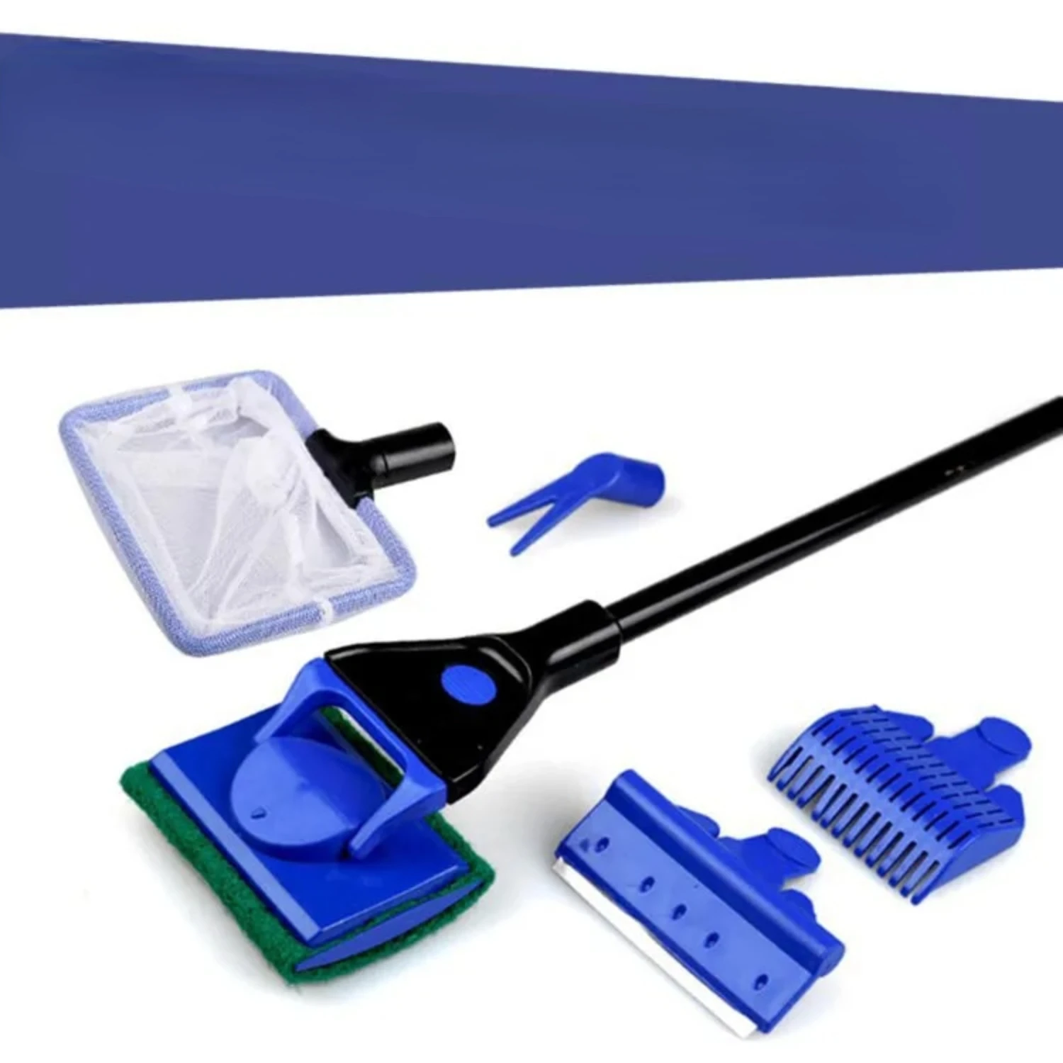 EW Fish Tank Glass Cleaning Brush Aquarium Tool Fishing Aquatic Grass Clip Algae Scraping Long Handle Five-in-One Cleaning
EW Fish Tank Glass Cleaning Brush Aquarium Tool Fishing Aquatic Grass Clip Algae Scraping Long Handle Five-in-One Cleaning