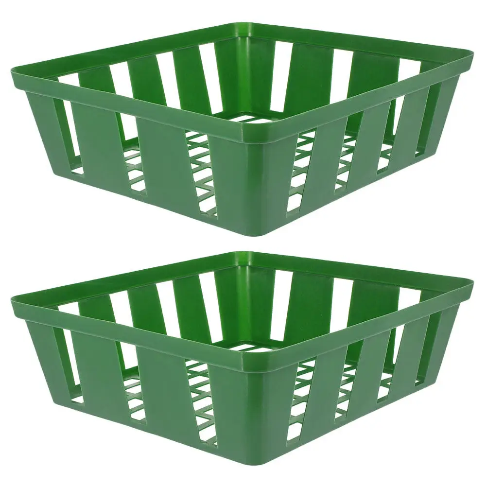2Pcs Plastic Nursery Growing Baskets Planting Tray for Indoor Outdoor Garden Supply Plastic Plant Baskets with Drainage Hole
2Pcs Plastic Nursery Growing Baskets Planting Tray for Indoor Outdoor Garden Supply Plastic Plant Baskets with Drainage Hole