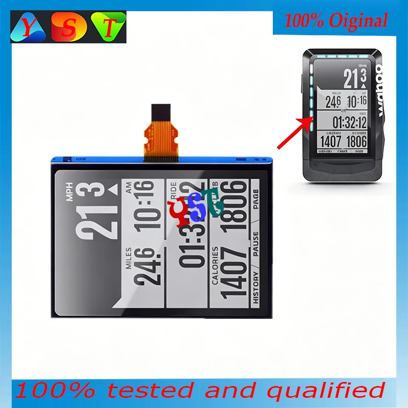 For WAHOO ELEMNT ROAM computer bicycle road bike mountai bike GPS screen LCD repair replace(Without touch panel and backlight)
For WAHOO ELEMNT ROAM computer bicycle road bike mountai bike GPS screen LCD repair replace(Without touch panel and backlight)